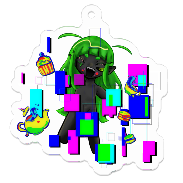 アクリルキーホルダー - 50 x 50 (mm)