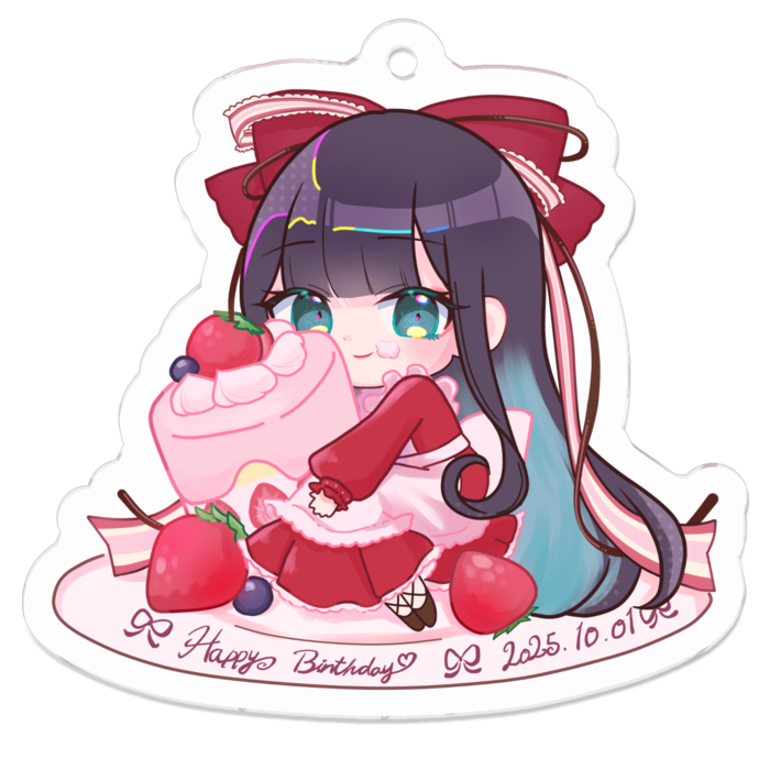 アクリルキーホルダー - 50 x 50 (mm)