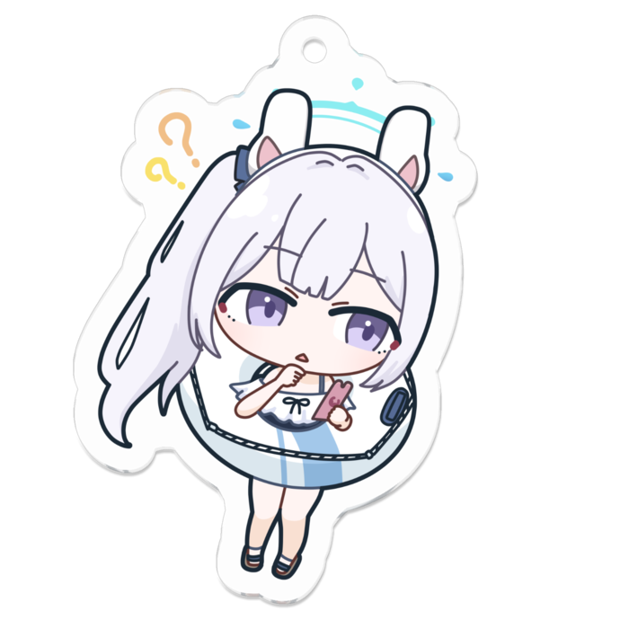 アクリルキーホルダー - 50 x 50 (mm)