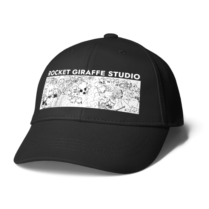 キャップ - ブラック