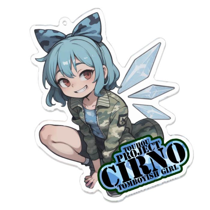 アクリルキーホルダー - 100 x 100 (mm)