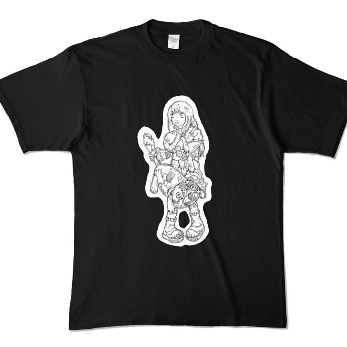 カラーTシャツ - XL - ブラック (濃色)
