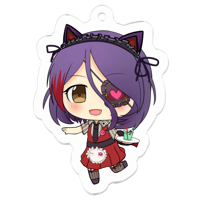 アクリルキーホルダー - 50 x 50 (mm)