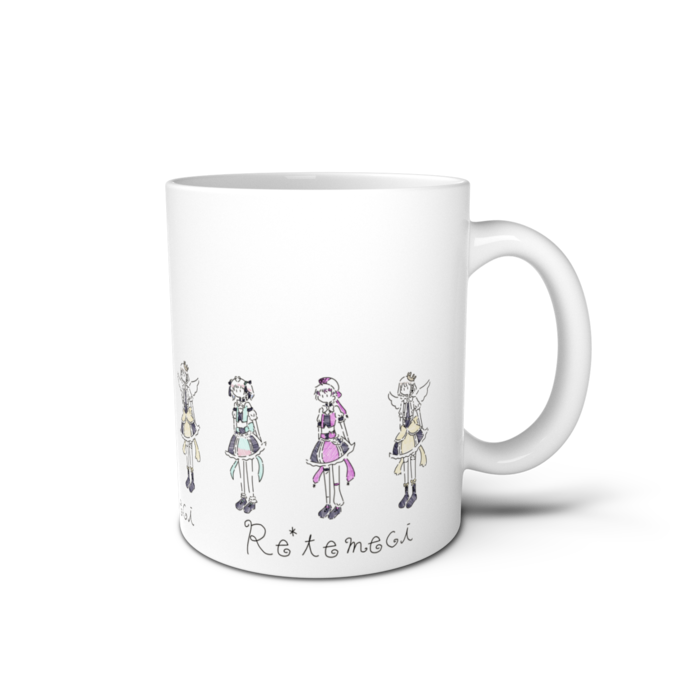 マグカップ - 直径 8cm / 高さ 9.5cm