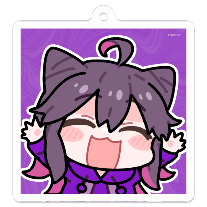 アクリルキーホルダー - 50 x 50 (mm)