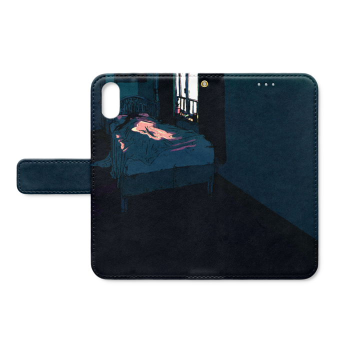 手帳型iPhoneケース - iPhone XS / X - ストラップ穴 あり
