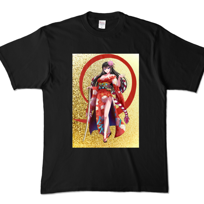 カラーTシャツ - XL - ブラック (濃色)