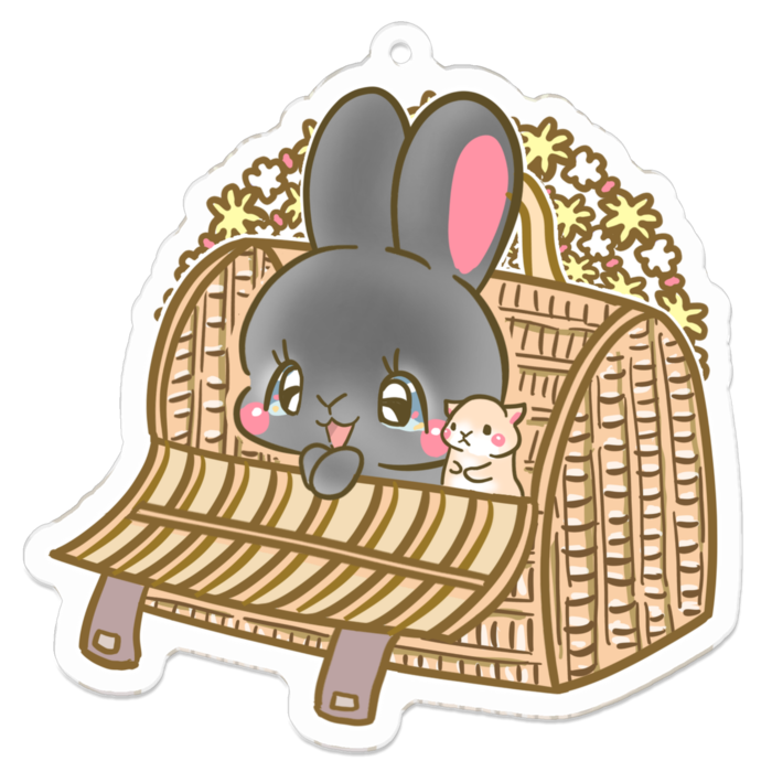 アクリルキーホルダー - 70 x 70 (mm)