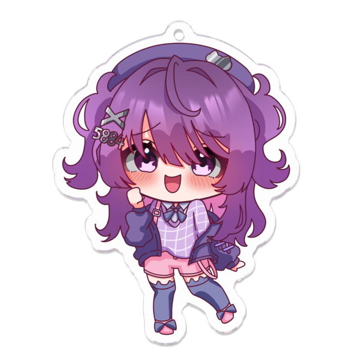 アクリルキーホルダー - 70 x 70 (mm)