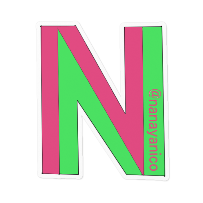 ステッカー - 100 x 100 (mm)