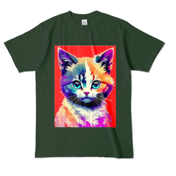 カラーTシャツ - L - フォレスト (濃色)