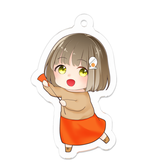 アクリルキーホルダー - 50 x 50 (mm)