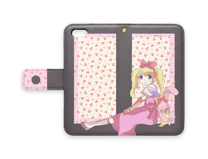 手帳型iPhoneケース - iPhone 5 / 5s / SE - ストラップ穴 あり