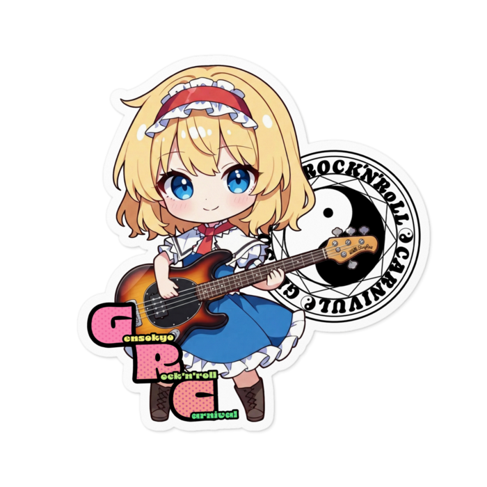 ステッカー - 100 x 100 (mm)