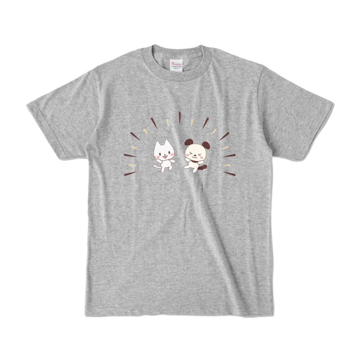 カラーTシャツ　灰色　S