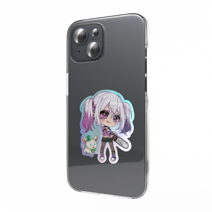 オーロラスマホステッカー - 縦