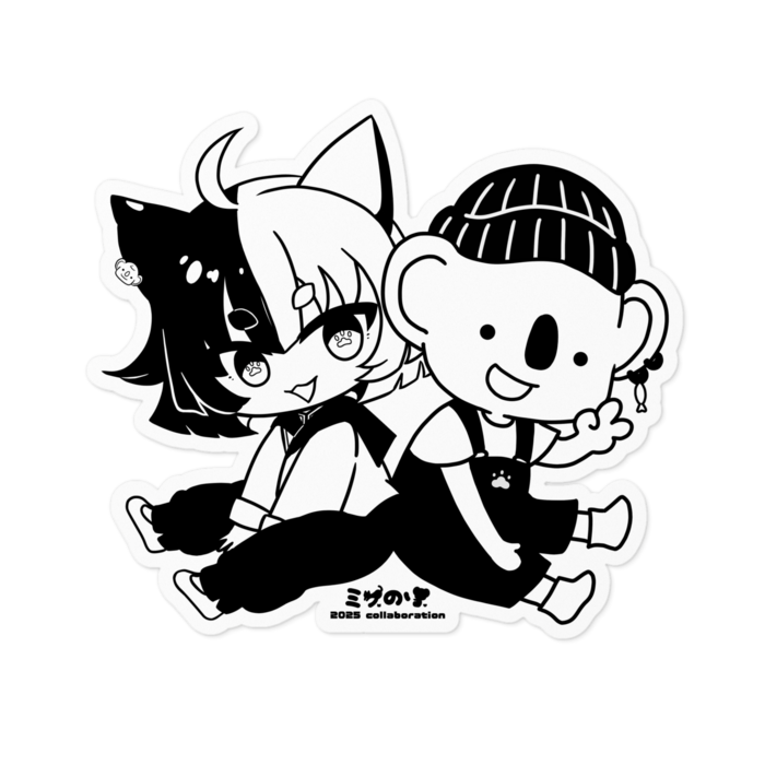 ステッカー - 100 x 100 (mm)