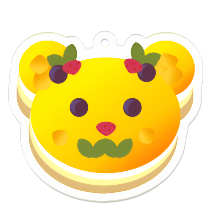 アクリルキーホルダー - 50 x 50 (mm)