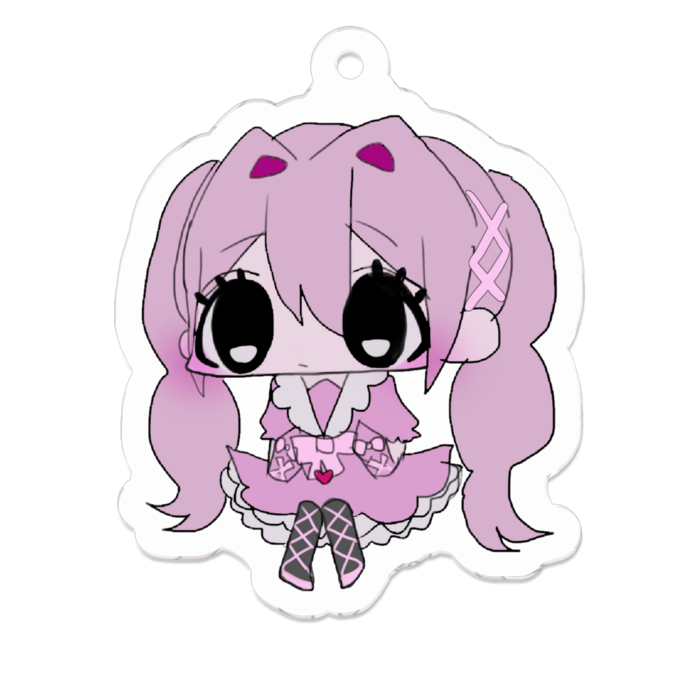 アクリルキーホルダー - 50 x 50 (mm)