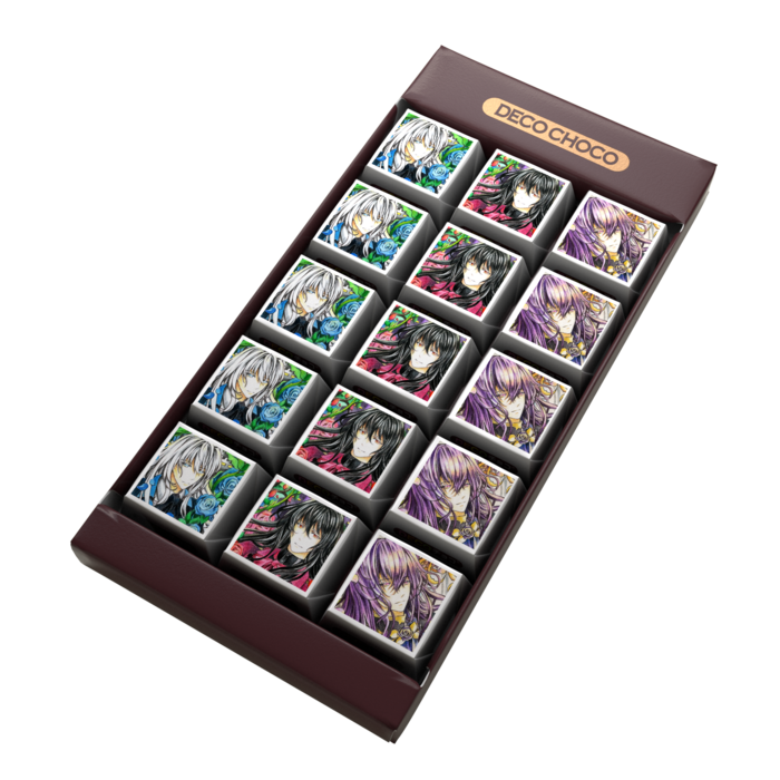 DECOチョコ - 列ごとにデザイン