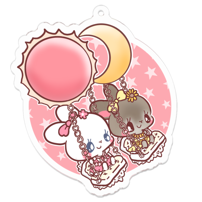 アクリルキーホルダー - 70 x 70 (mm)
