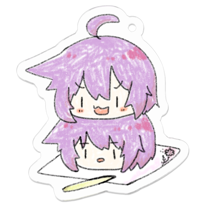 アクリルキーホルダー - 50 x 50 (mm)