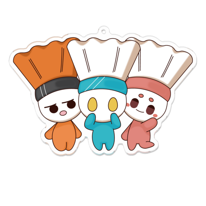 アクリルキーホルダー - 100 x 100 (mm)