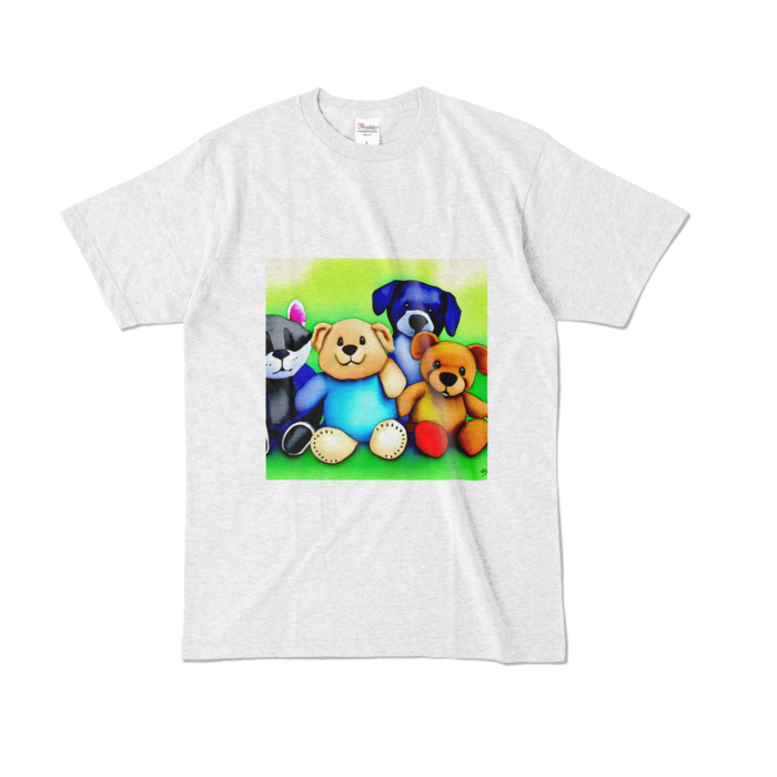 カラーTシャツ - L - アッシュ (淡色)