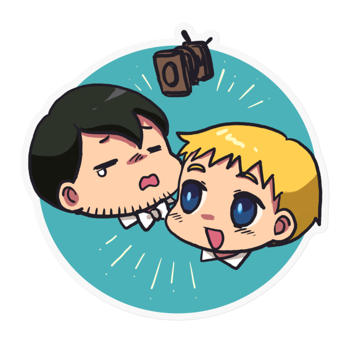 ステッカー - 100 x 100 (mm)