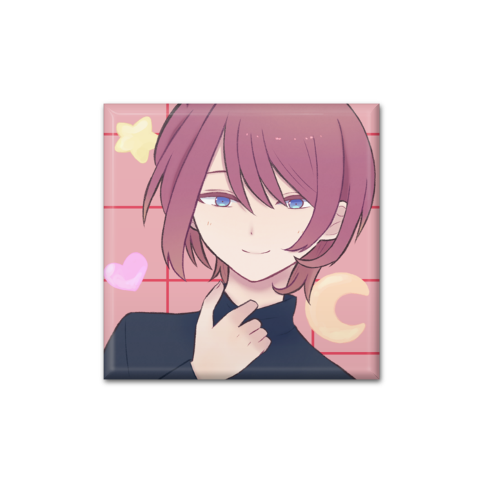 缶バッジ - 四角形40mm