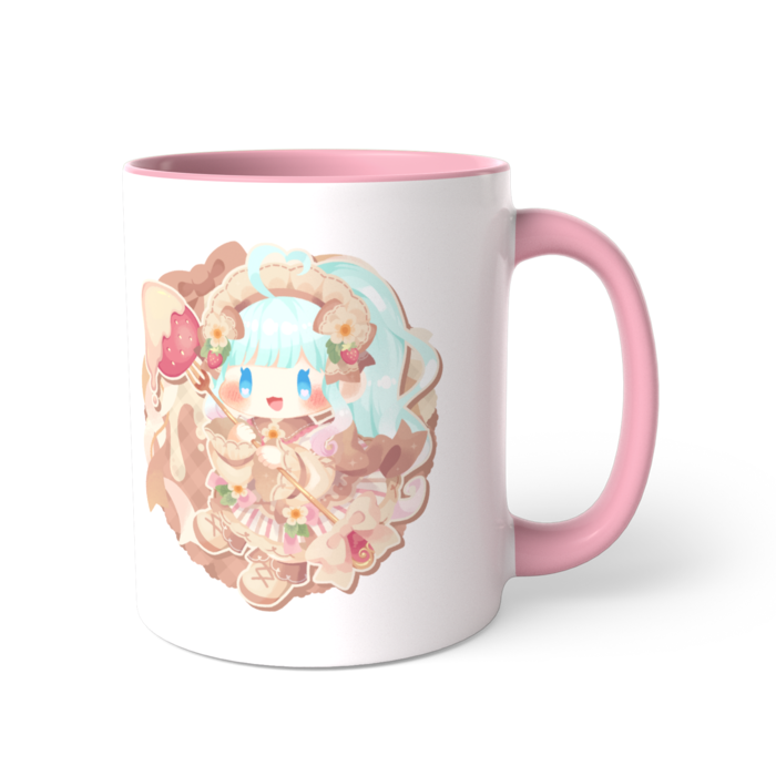 ツートンカラーマグカップ - 直径 8.2cm / 高さ 9.5cm