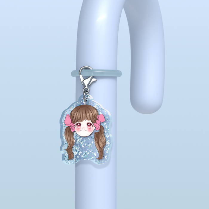 【ラメ】めじるしチャーム - W30 × H30mm
