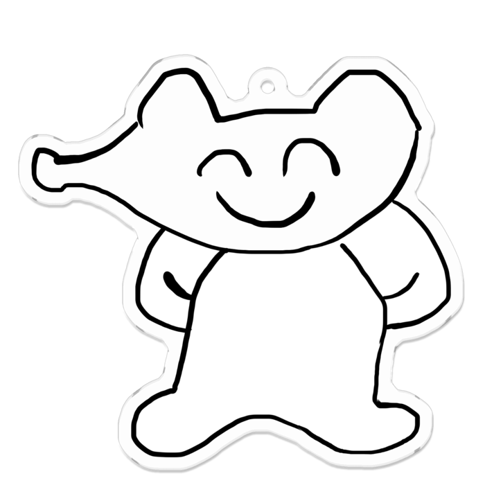 アクリルキーホルダー - 70 x 70 (mm)