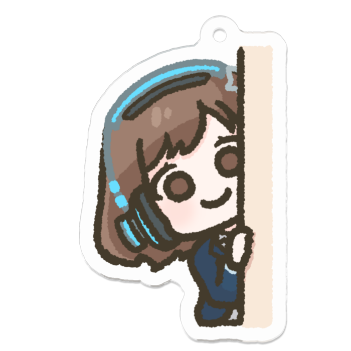 アクリルキーホルダー - 50 x 50 (mm)