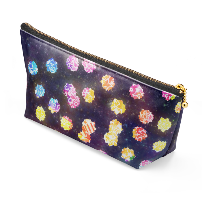 ポーチ - 長さ21.5cm / 高さ10cm - ブラック