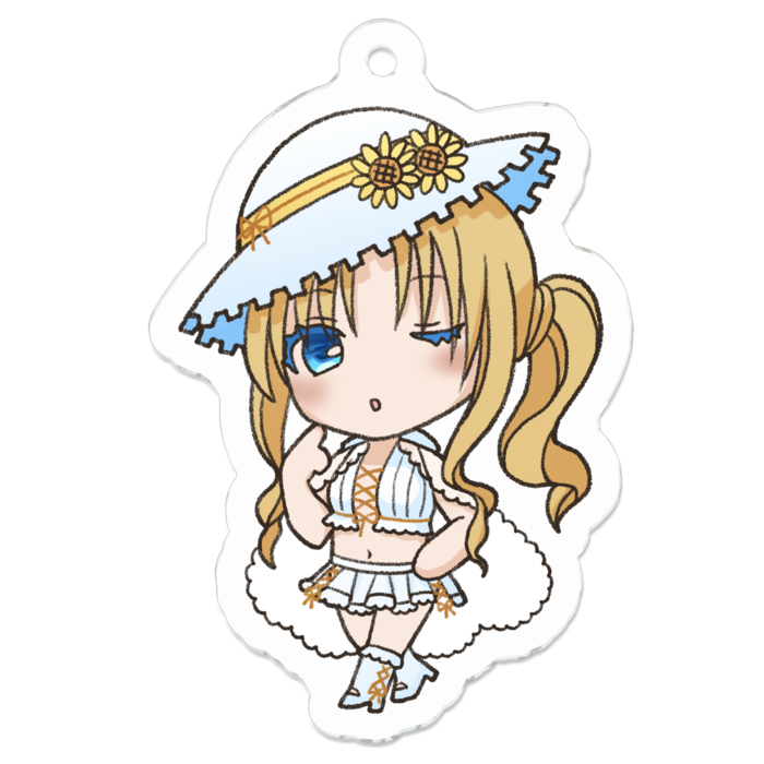 アクリルキーホルダー - 50 x 50 (mm)