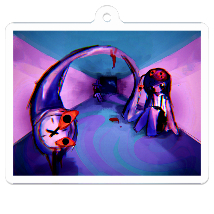 アクリルキーホルダー - 50 x 50 (mm)