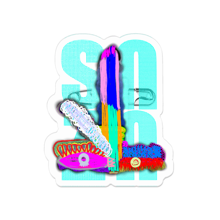 アクリルバッジ - 50 x 50 (mm)