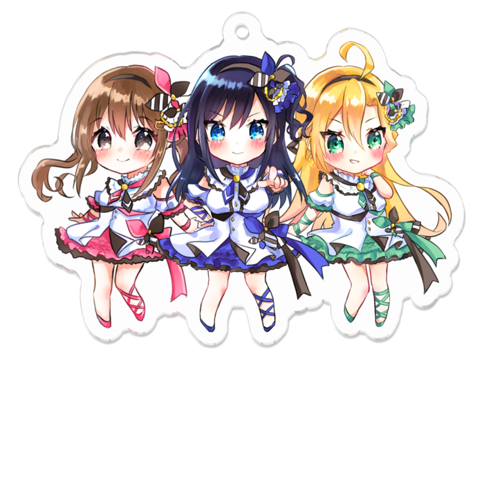 アクリルキーホルダー - 70 x 70 (mm)