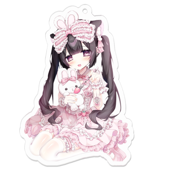 アクリルキーホルダー - 70 x 70 (mm)