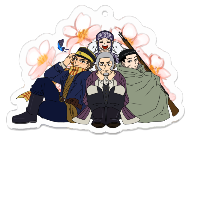アクリルキーホルダー - 70 x 70 (mm)