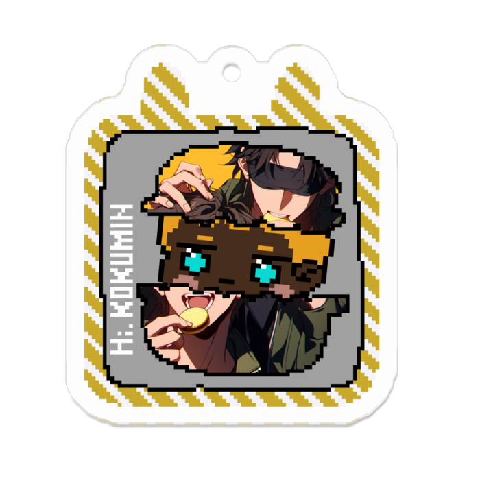 アクリルキーホルダー - 50 x 50 (mm)