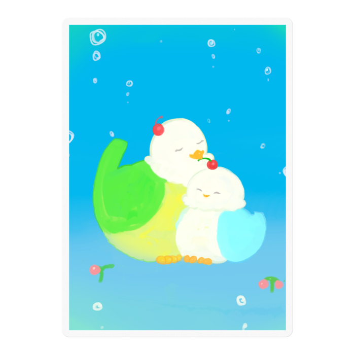 ステッカー - 100 x 100 (mm)