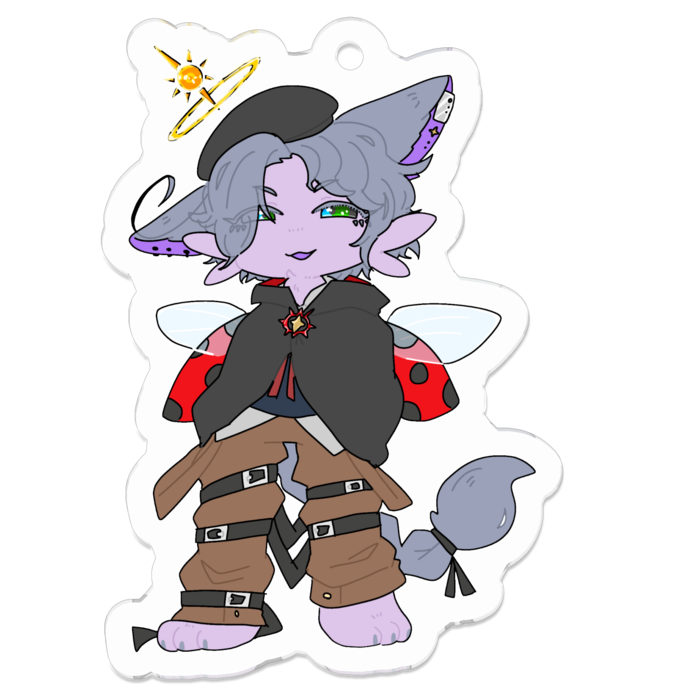 アクリルキーホルダー - 50 x 50 (mm)