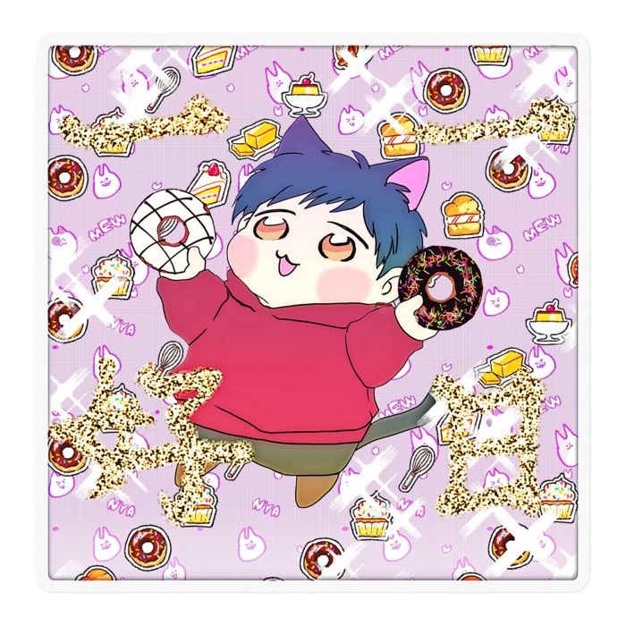 ステッカー - 100 x 100 (mm)