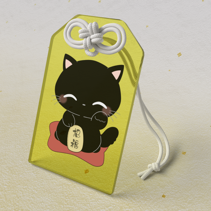 アクリルお守り - 50 × 80mm