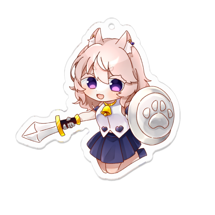 アクリルキーホルダー - 70 x 70 (mm)