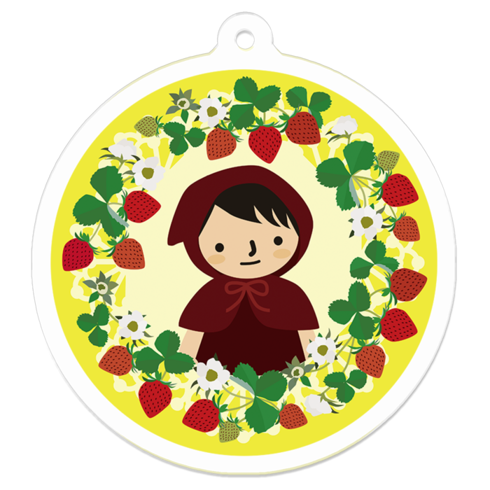 アクリルキーホルダー（コーティング） - 50 x 50 (mm)