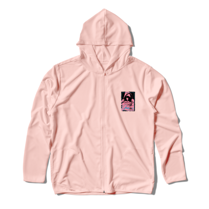 ジップパーカー - L - ライトピンク
