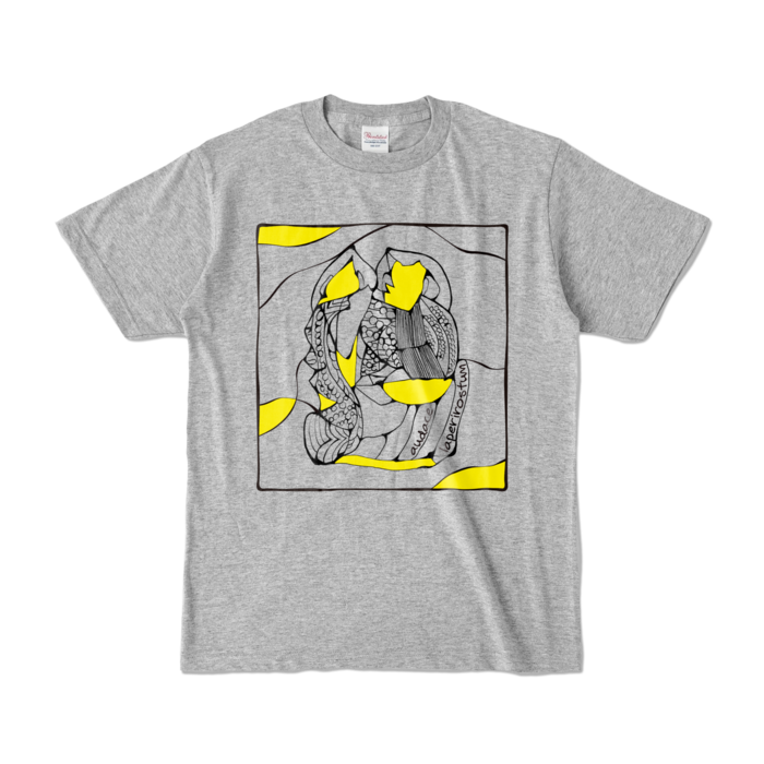 カラーTシャツ - S - 杢グレー (濃色)